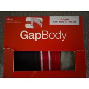 Brand New GAP Body Women's XS 3 Pack Organic Cotton Hipster Panties